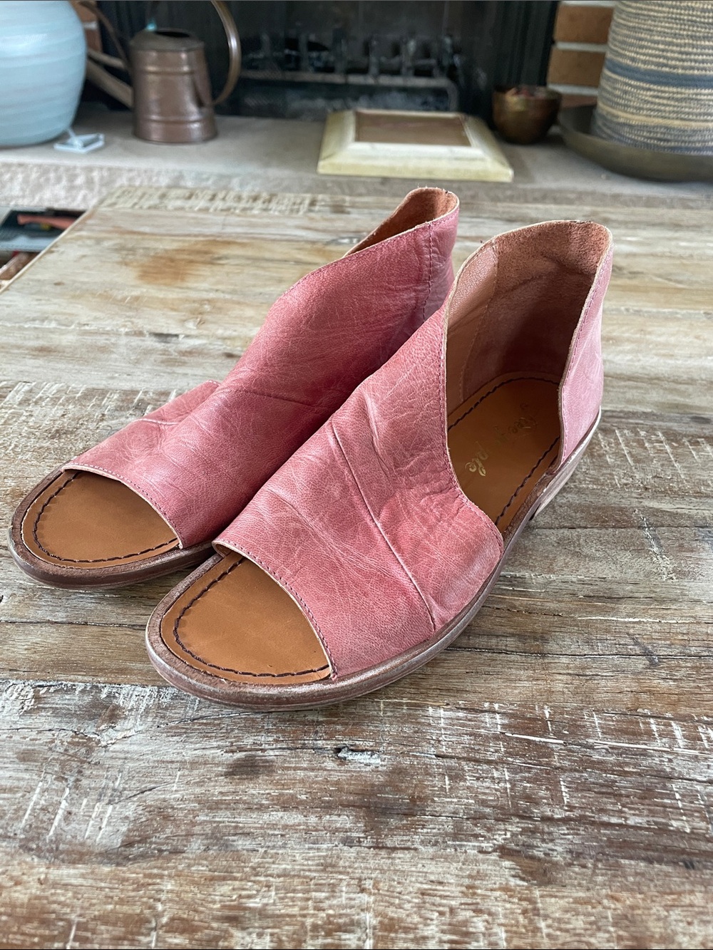 Free People Mont Blanc Leather Sandals